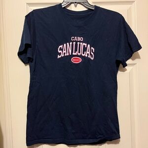 Cabo San Lucas Navy Blue Tee -Size M